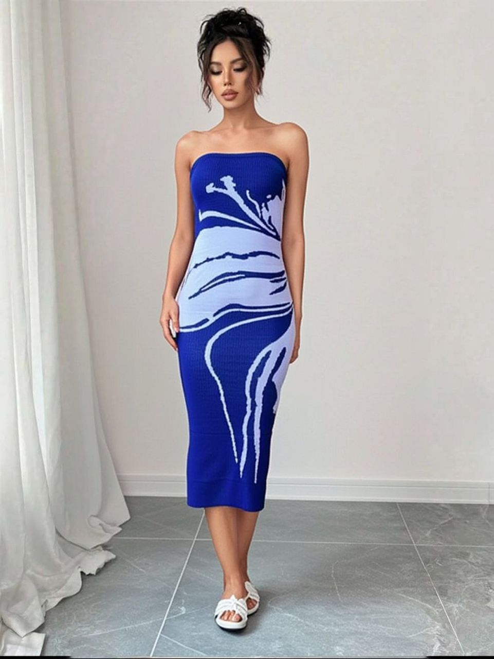 Robe longue taille fine - Miniature 3